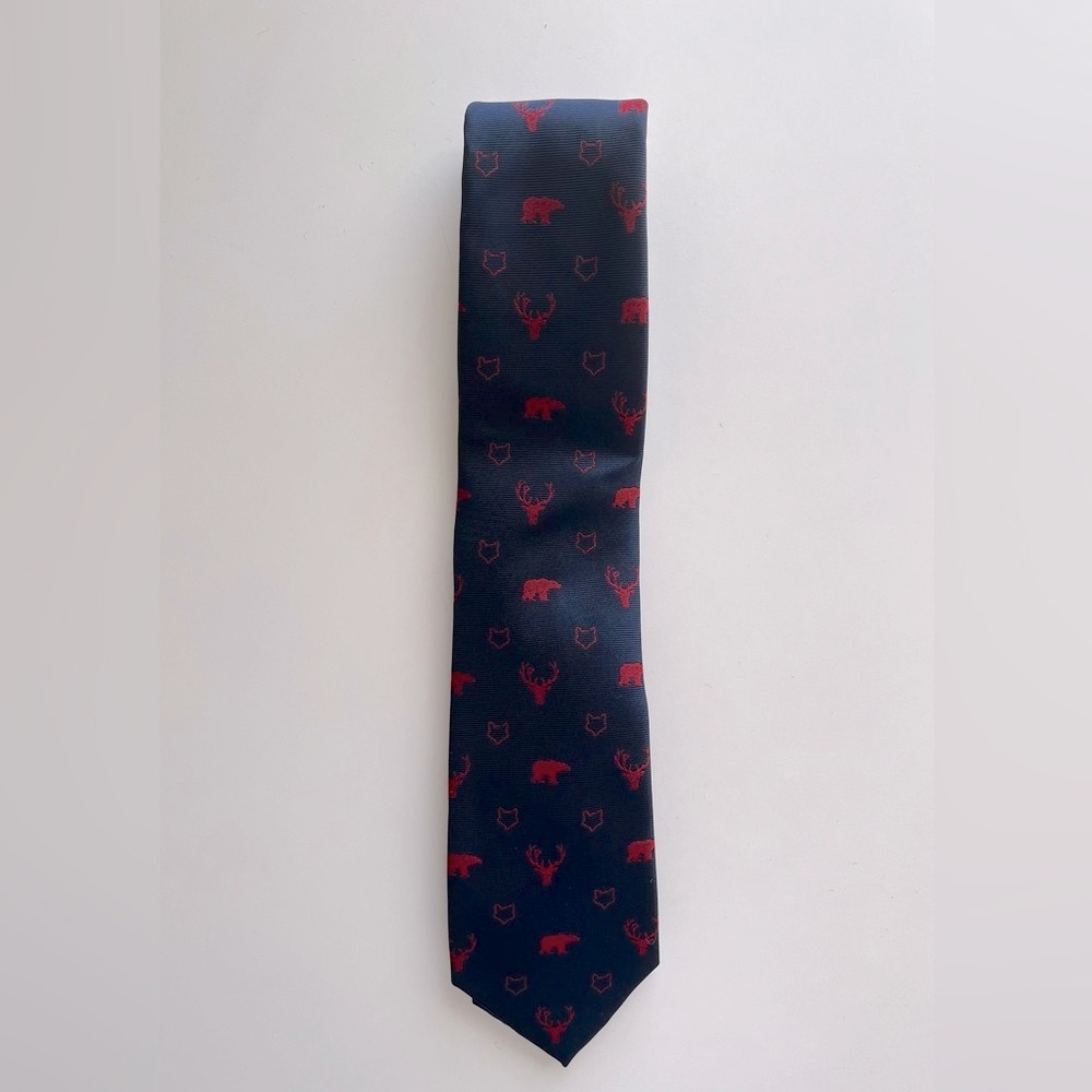Lands’ End Reindeer Kids Tie